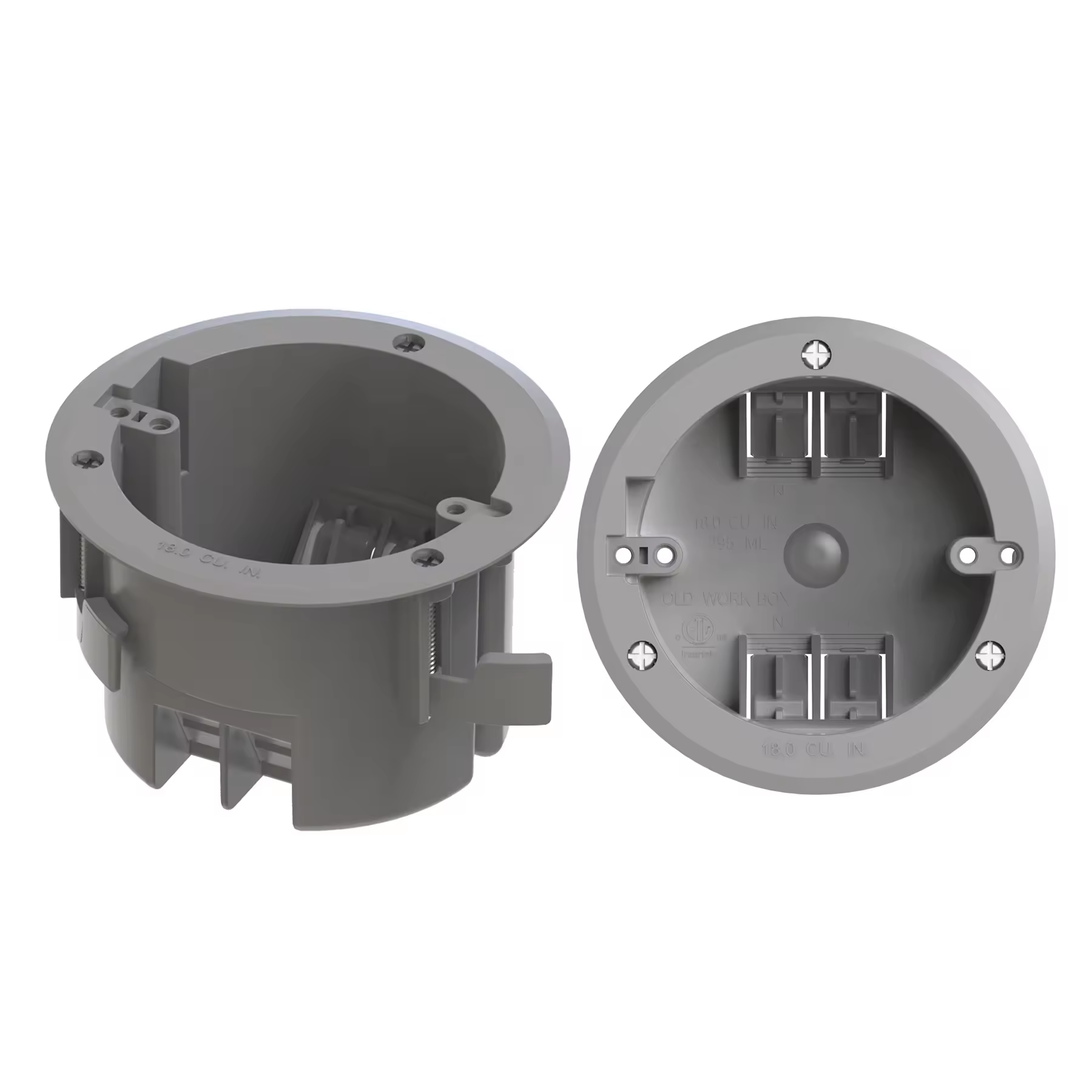 Round PVC Old Work Round Electrical Ceiling Box