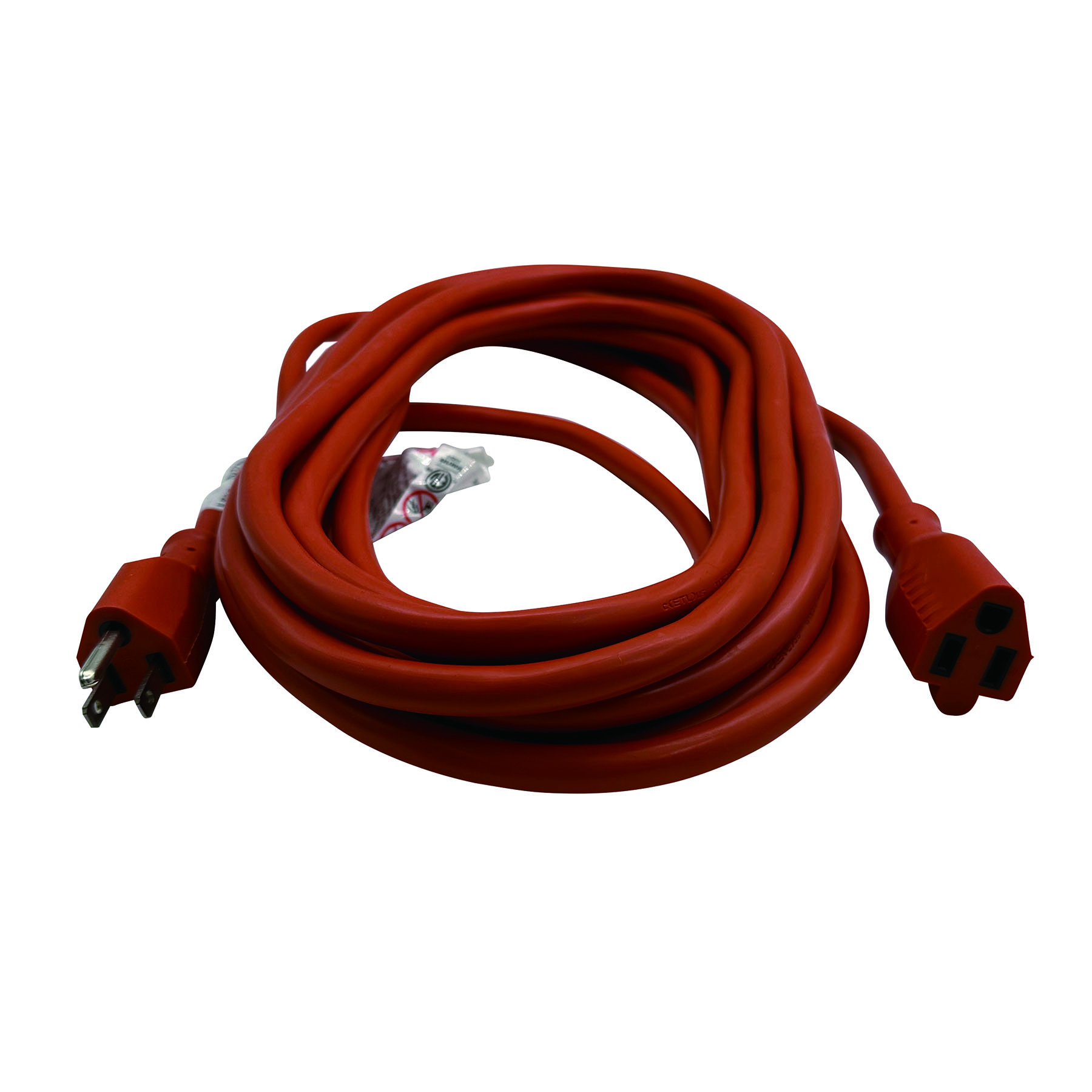 Heavy-Duty Orange Outdoor Extension Cord