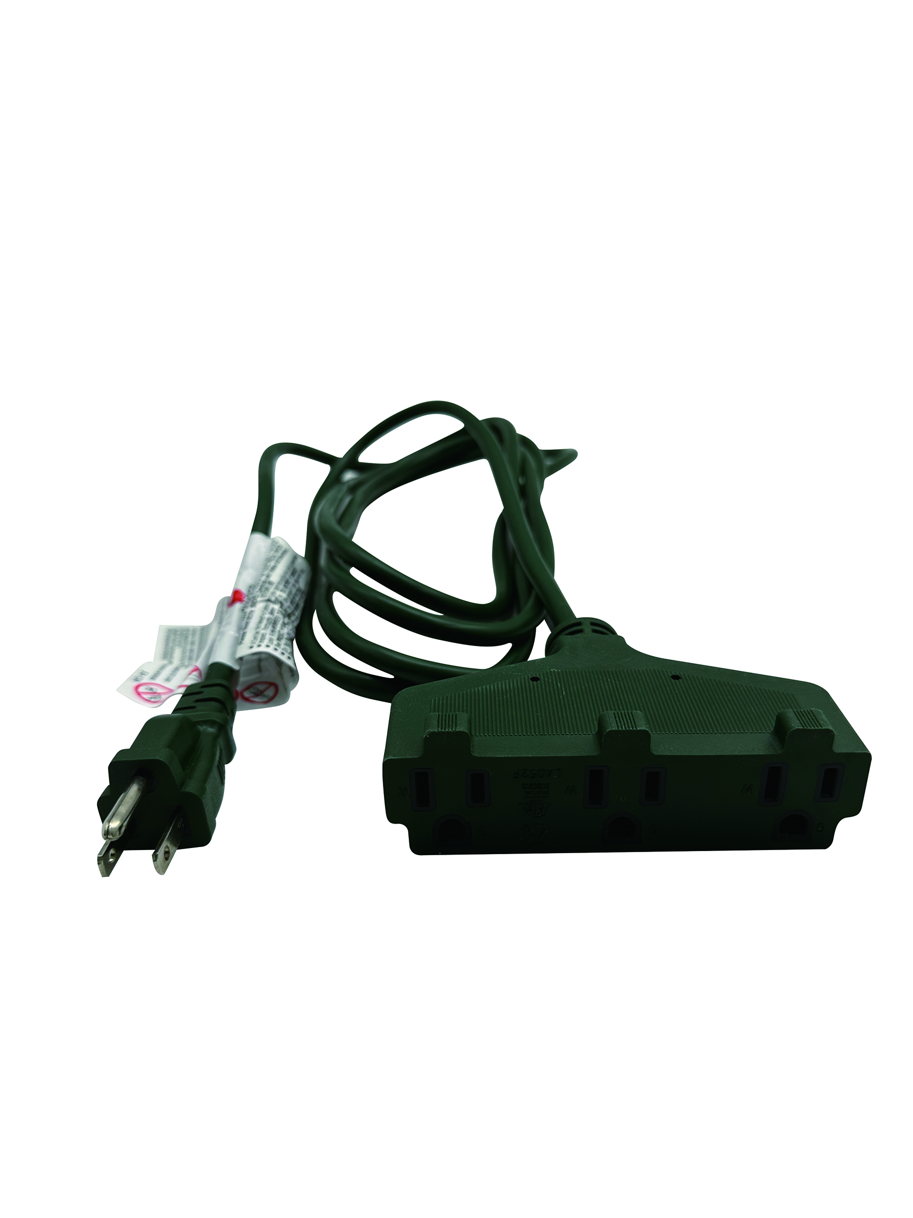 Triple Tap Light-Duty Green Outdoor Extension Cord
