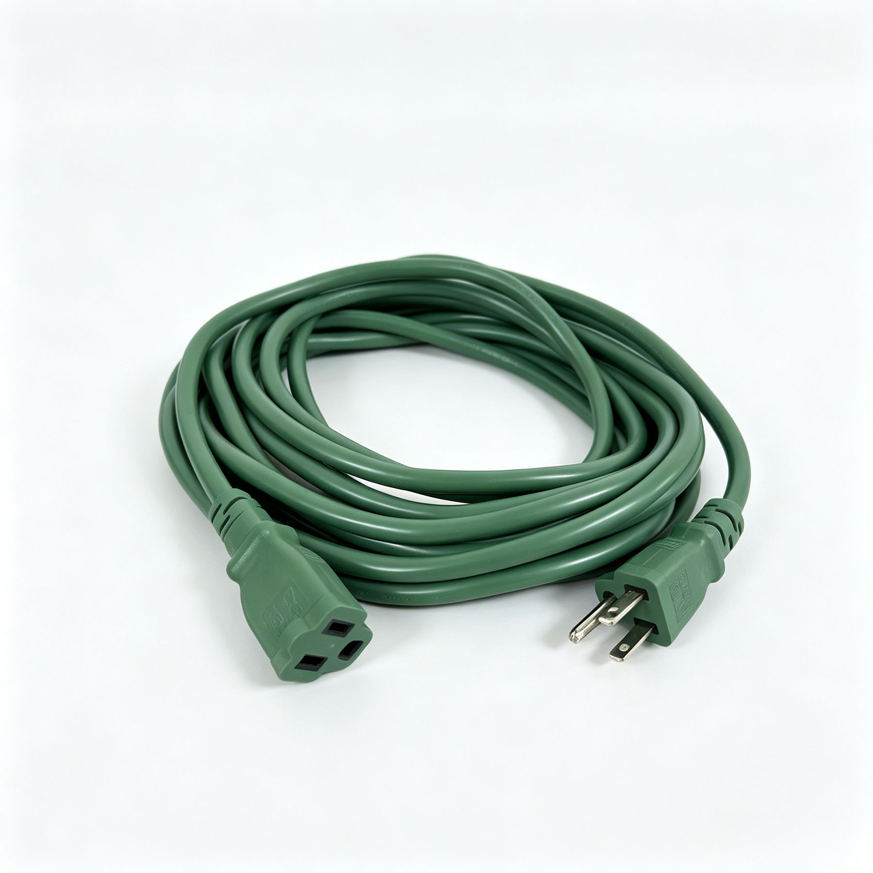 Light-Duty Green Outdoor Extension Cord