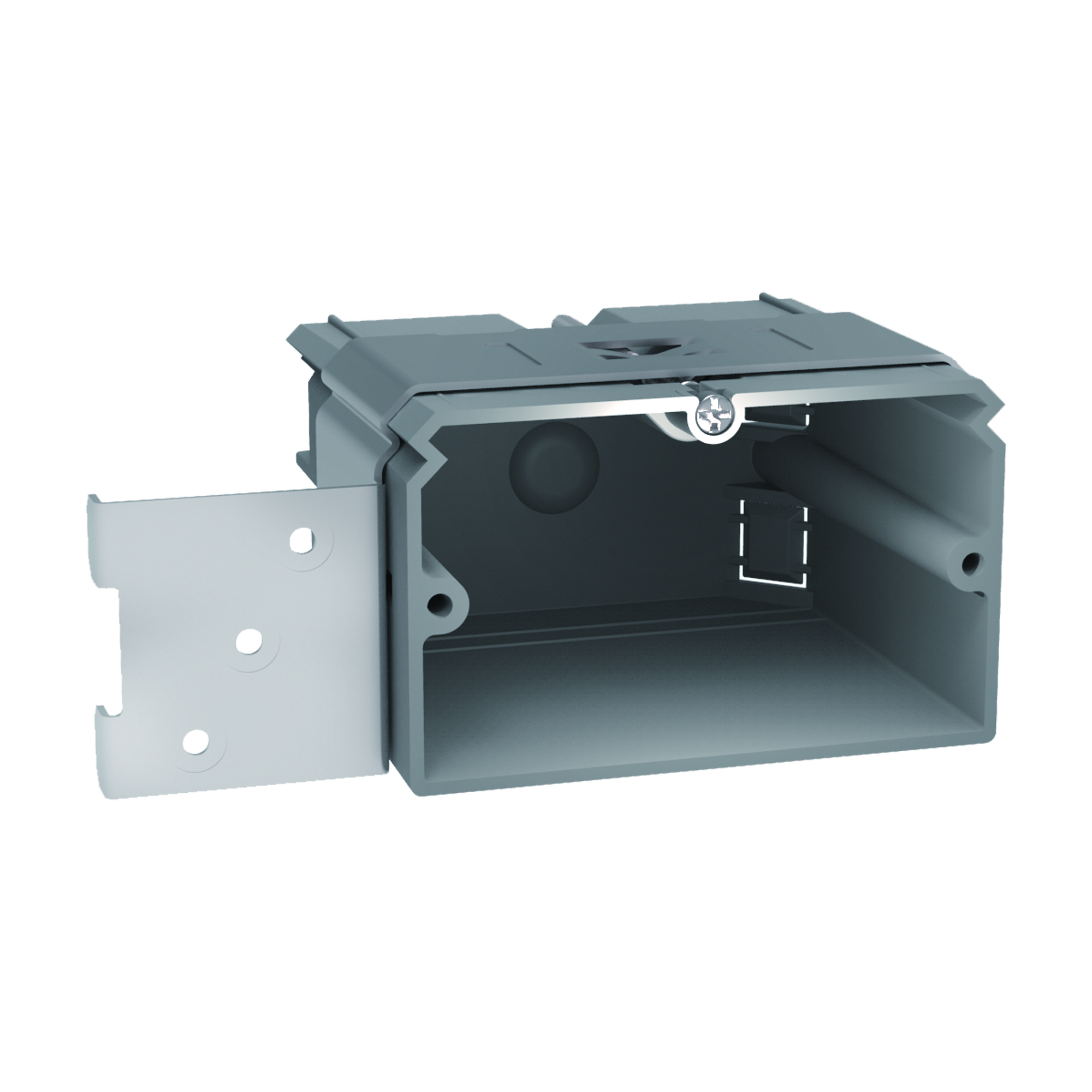 1-Gang Horizontal Adjustable Electrical Outlet/Switch Box — 21 Cu.In.