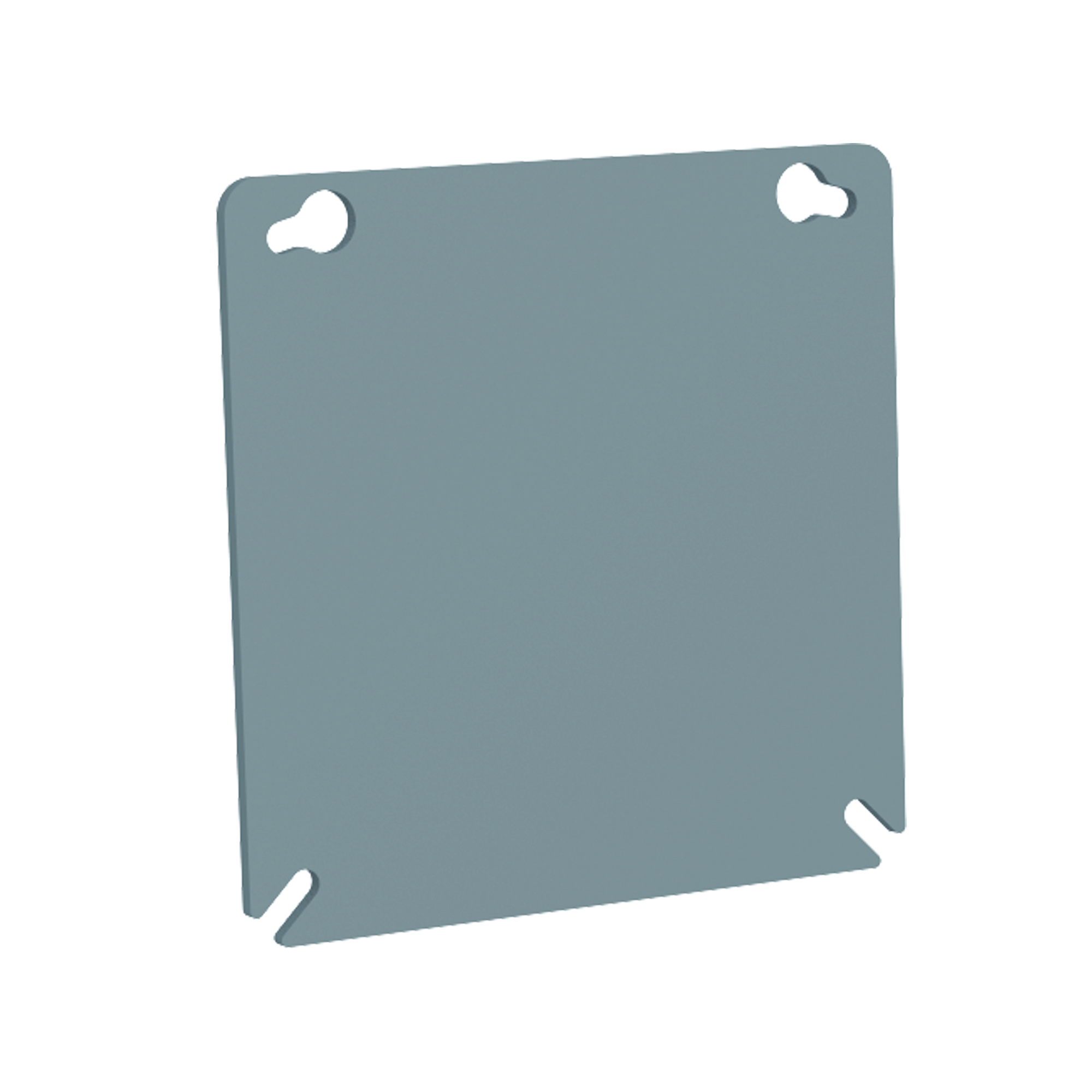 4X4 PVC Blank Box Cover — 4X4