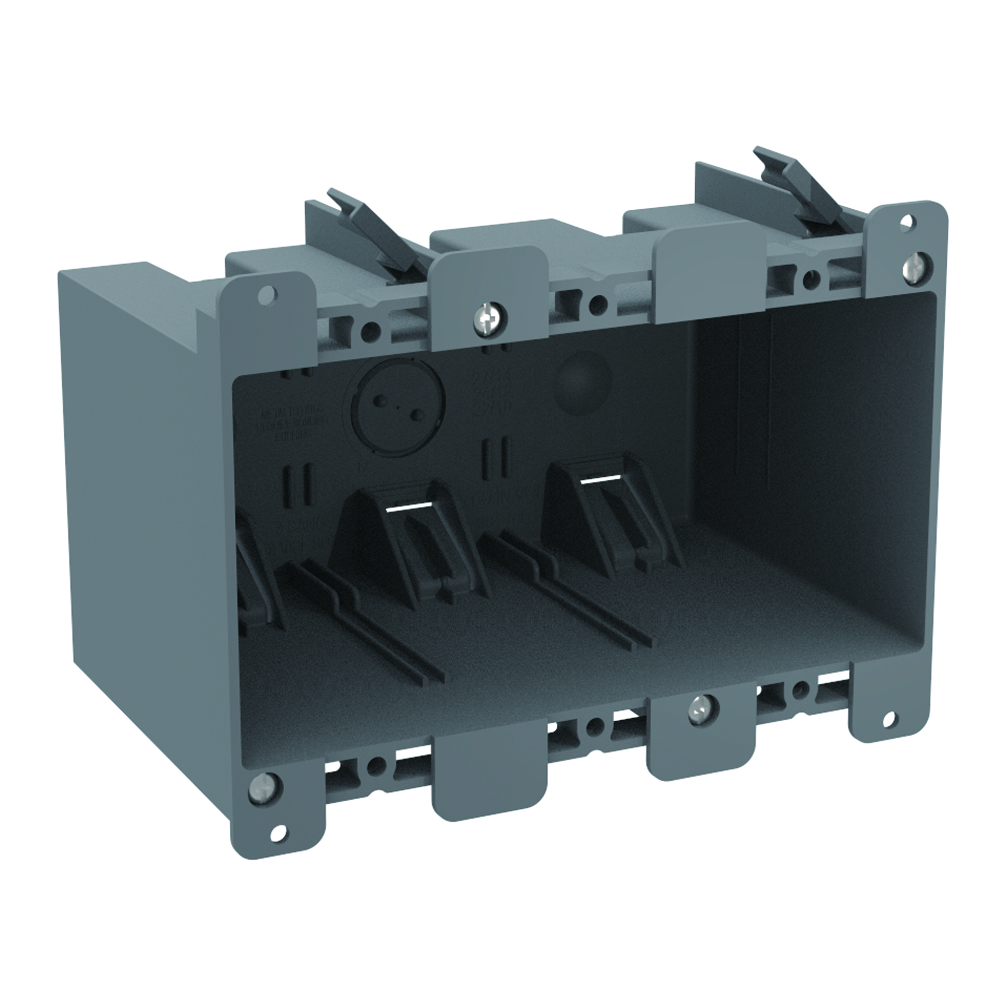 3-Gang Old Work Electrical Switch/Outlet Box — 55 Cu.In.