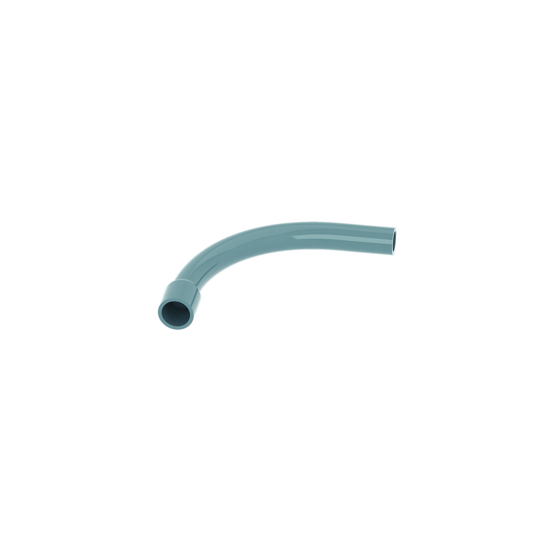 SCH40 90 DGR BELLED — 1/2"