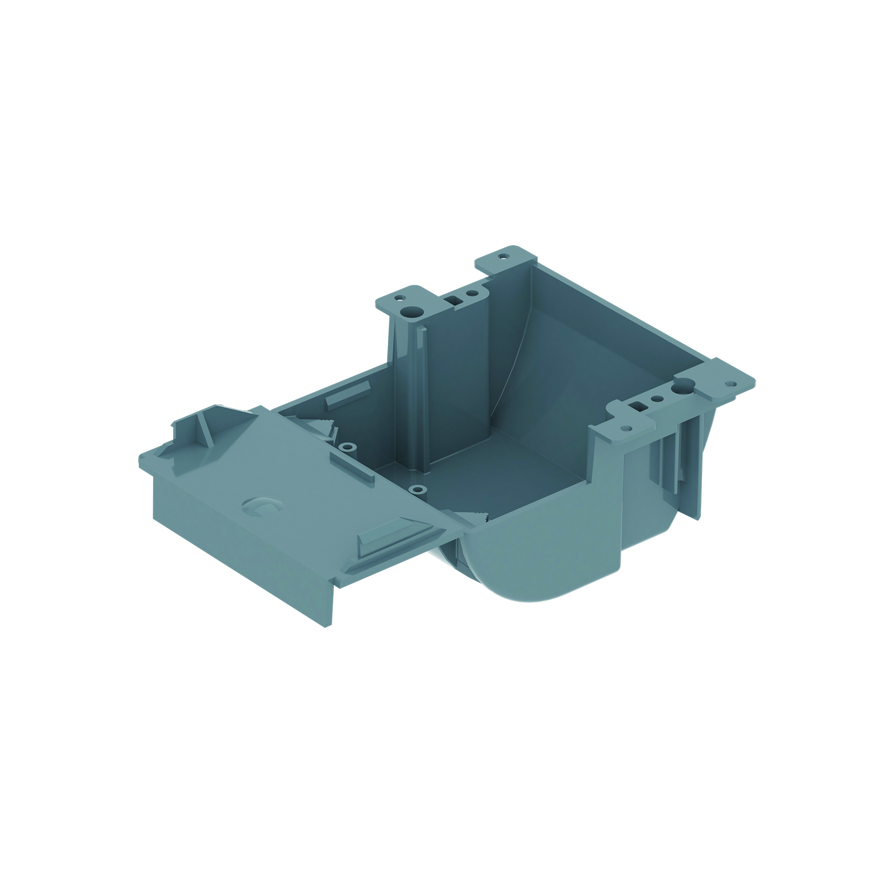 1-Gang Shallow Old Work Electrical Outlet/Switch Box — 17 Cu.In.