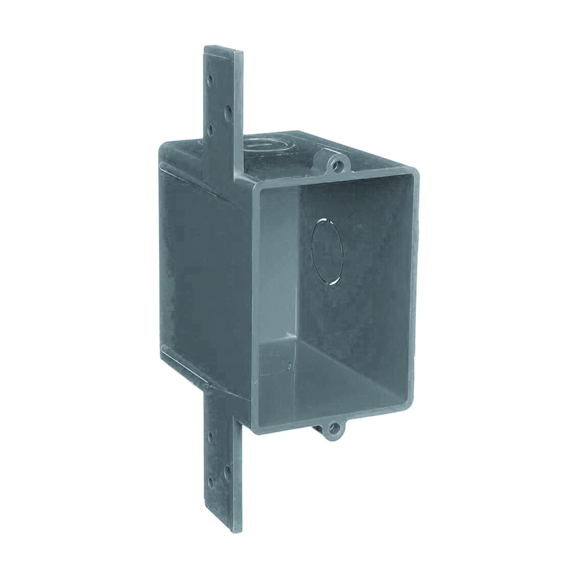 1-Gang New Work Electrical Outlet/Switch Box with Bracket — 16 Cu.In.