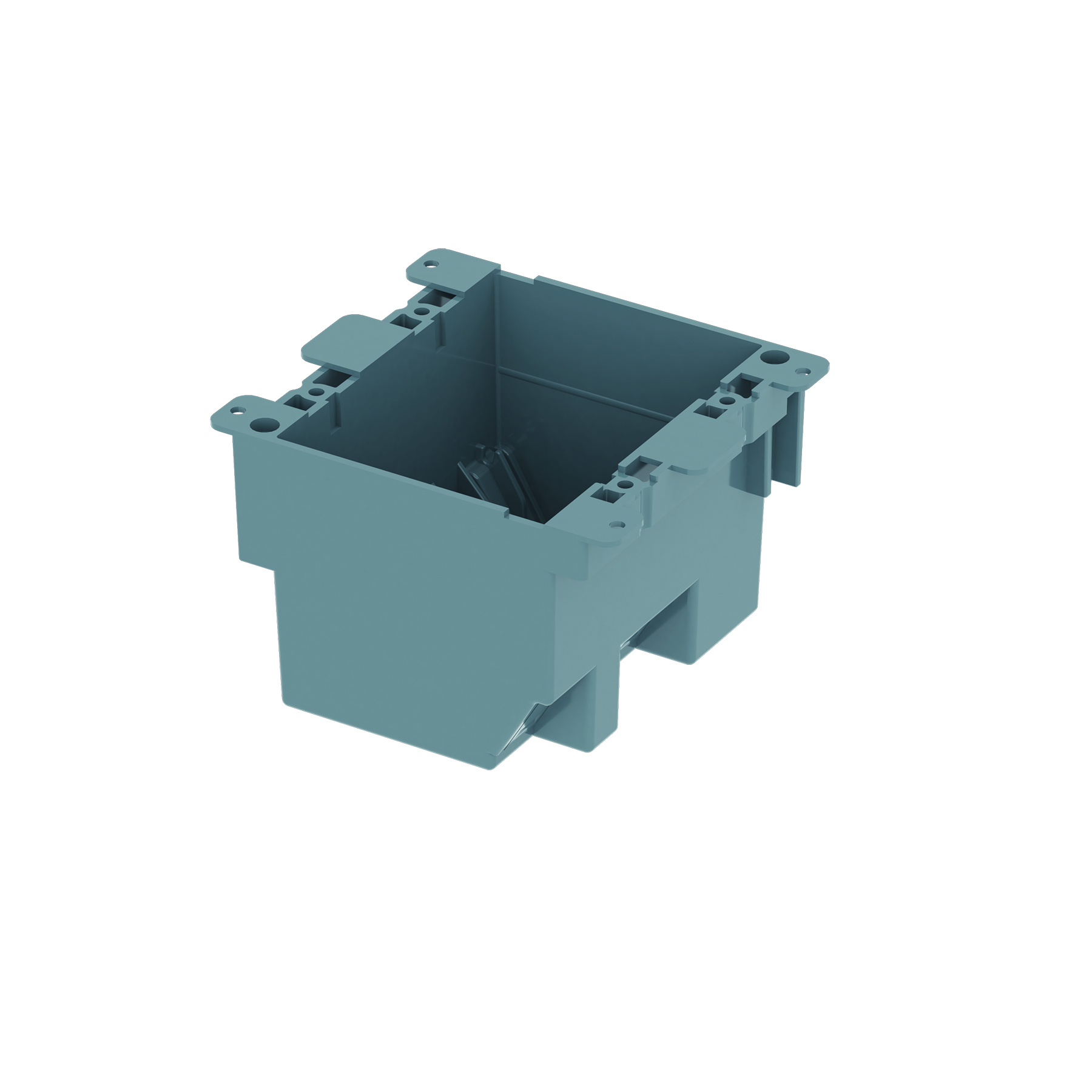 2-Gang Old Work Electrical Switch/Outlet Box — 25 Cu.In.