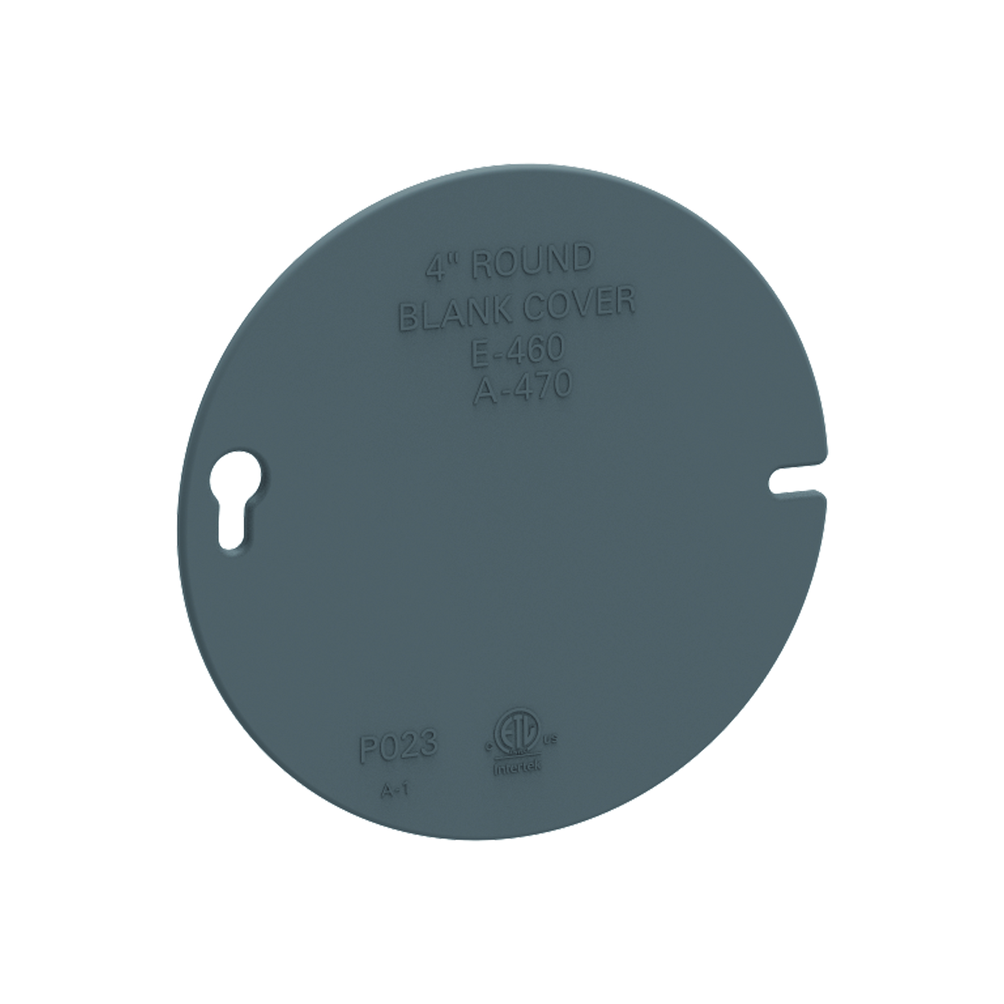 Round Blank PVC Box Cover — Round