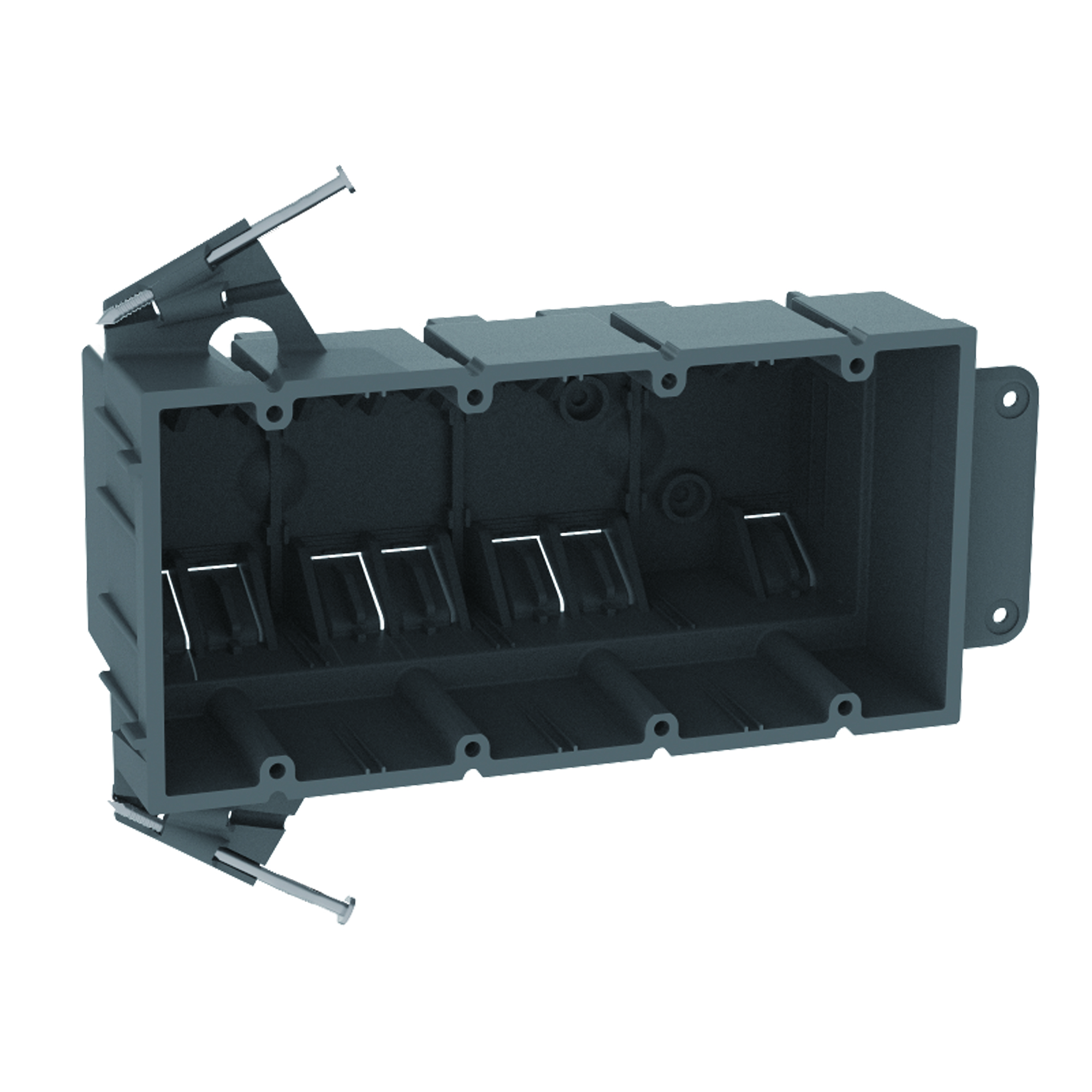 4-Gang New Work Electrical Outlet/Switch Box — 69 Cu.In.