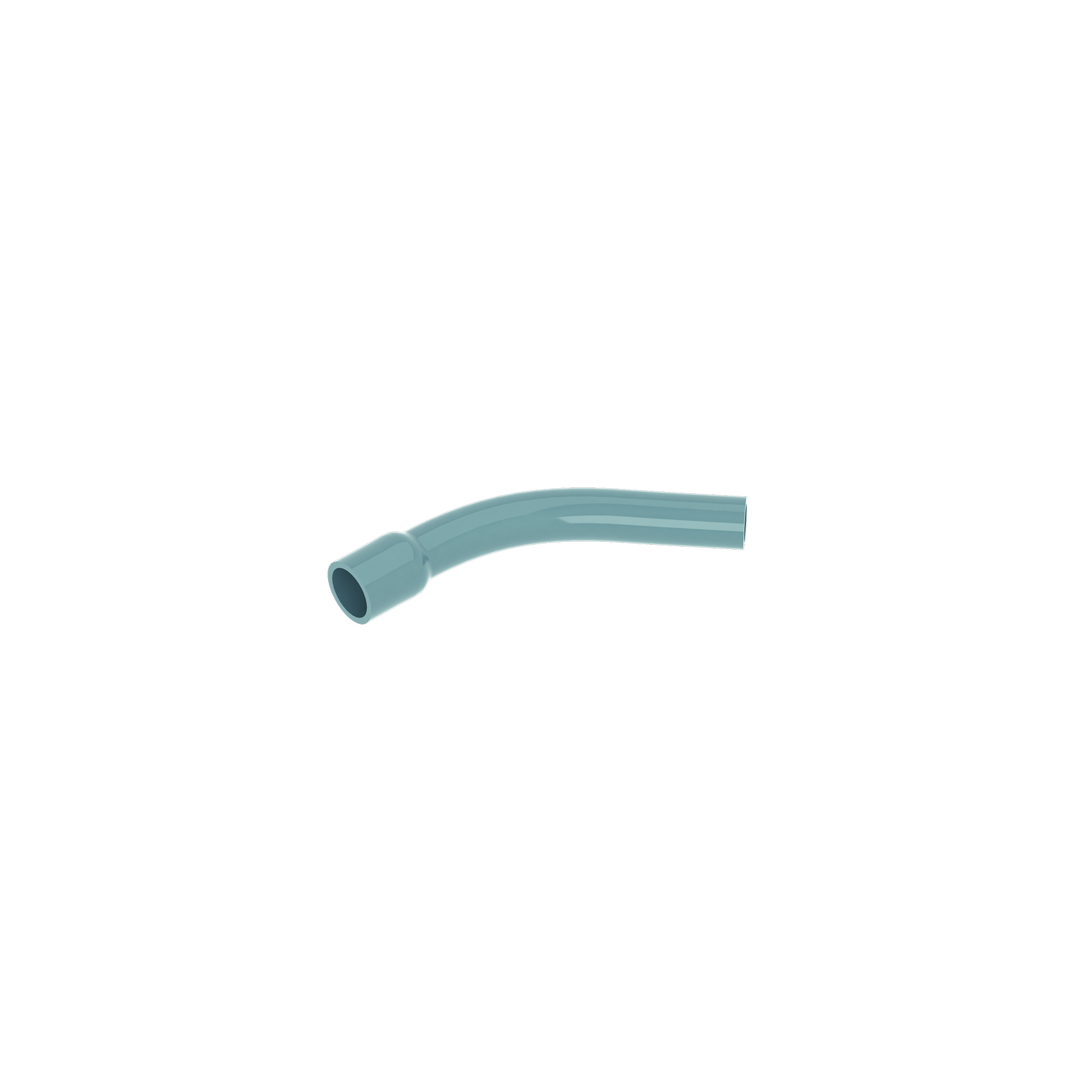 SCH40 45 DGR BELLED — 1/2"
